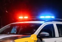 Viatura da Polícia Militar em operação
